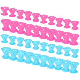 40Pcs Silicone Hair Curler Hair Roller No Heat Clip Hair Styling Tool