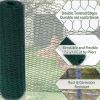 Large Size Galvanized Hexagonal Floral Green Chicken Wire, Outdoor Anti-Rust Chicken Wire Poultry Netting for Garden, Large Chicken Coop Wire Fencing