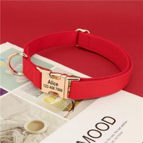 Dog Small Corgi Method  Fighting Collar (Option: Red-S)