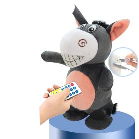 Electronic Robot Donkey Remote Control Kids Plush Toy Speak /walk/sing (Option: 7Style-20 to 29cm)