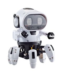 Dancing Electric Walking Robot Vibrato Explosion (Color: White)