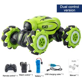 Gesture Sensing Deformation Remote Control Car (Option: Green-A)