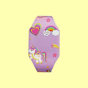 Children's Iuminous Watch LED Cartoon Glowing Toy Watch (Option: Unicorn D)