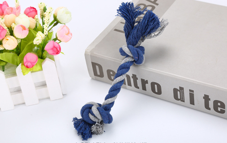 Rope Pet Toy (Option: Dark Blue-M)