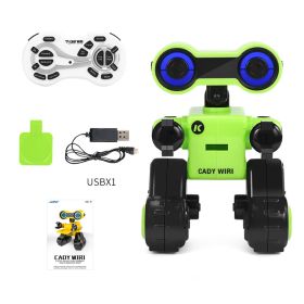 Children's remote control robot (Color: Green)