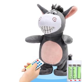 Electronic Robot Donkey Remote Control Kids Plush Toy Speak /walk/sing (Option: 9Style-20 to 29cm)