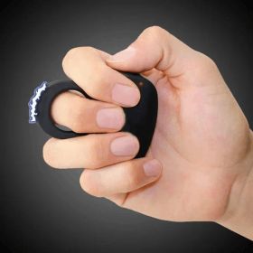 Children's Cheetah Piercing Ring Electric Shock Ring Toy (Option: Black 25 Mmx76mmx57mm)