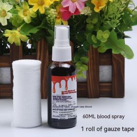 Halloween Decoration Plasma Fake Blood Capsule Simulation Props (Option: 60ML Fresh Spray Gauze)