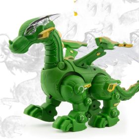 Electric Spray Mechanical Dinosaur Toy Model Multifunctional Sound And Light Toy (Option: D)