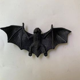 Creative Simulation Bat Halloween Decoration Props (Color: Black)