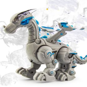 Electric Spray Mechanical Dinosaur Toy Model Multifunctional Sound And Light Toy (Option: C)