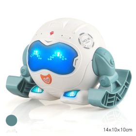 Electric Dancing Robot Multifunctional Smart Toys With Lights And Music (Option: 16Mint Green)