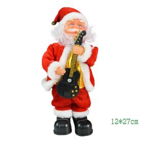 Electric Bell Santa Claus Toy (Option: Guitar Style)