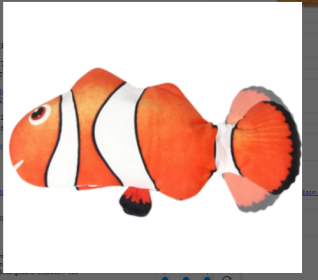 Electric Funny Cat Simulation Fish Beating Usb Jumping Cat Toy (Option: Clownfish B 2pcs)