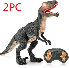 Electric Dinosaur Simulation Walking Animal Remote Control Toy (Option: Default-2pcs)