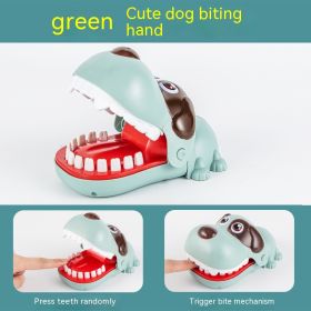 Children's Plastic Toys Bite Finger (Option: Bite Cute Dog 85107A Green)