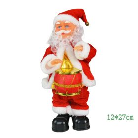 Electric Bell Santa Claus Toy (Option: Drumming Style)