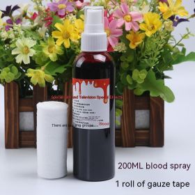 Halloween Decoration Plasma Fake Blood Capsule Simulation Props (Option: 200 Fresh Spray Gauze)