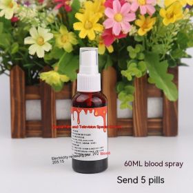 Halloween Decoration Plasma Fake Blood Capsule Simulation Props (Option: 60 Fresh Spray 5 Tablets)
