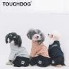 Touchdog Vogue Neck-Wrap Sweater and Denim Pant Outfit