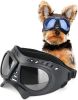 Dog Glasses for Small Breed Dog Goggles Dog UV Sunglasses Windproof Snowproof for Long Snout Dogs Mask with Soft Frame Adjustable Straps Black for Sma