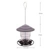 Outdoor garden hanging hummingbird feeder; retractable hummingbird feeder; bird feeder