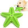 Sea Star Shaped Dog Toothbrush with Sound Pet Teeth Grinding Toy Dog Sound Toy