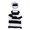 Pet Life Striped Retro Inmate Prisoner Pet Dog Costume Uniform