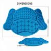 Lick Mat for Dogs Slow Feeder Bowl, Pet Lick Mat for Anxiety Reduction, Dog Lick Pad for Treats & Grooming, Use in Shower & Bath with Suction Cup