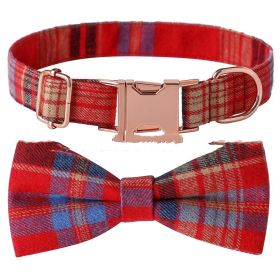 Pet Bow Dog Collar Metal Buckle (Option: Regular Style 1-M)